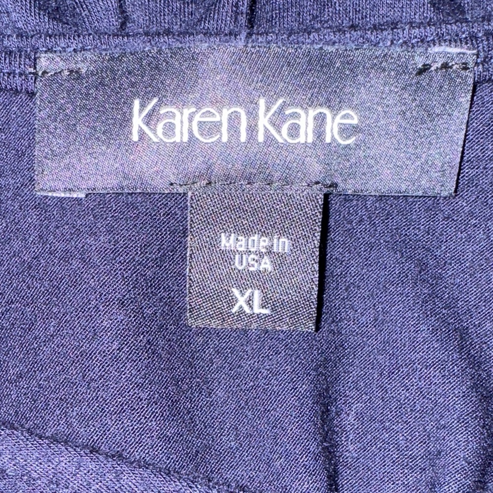 Karen Kane Navy Tiered Midi Dress – Size XL – Excellent Condition - Picture 3 of 3